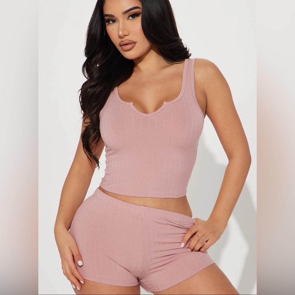 Pink Two Piece Set - Picture 1 of 5